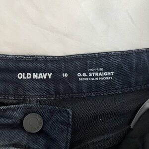 Old Navy Charcoal Straight-Leg Jeans